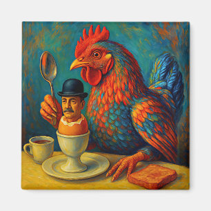 Hard-Boiled Human - Fowl Play at Breakfast Magnet