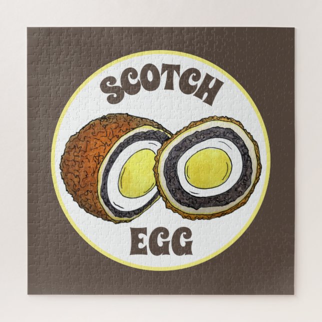 Hard Boiled Scotch Eggs UK British Snack Food Jigsaw Puzzle (Vertical)