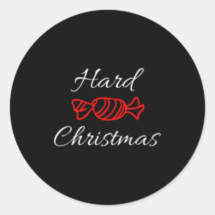 Hard Candy Christmas  Classic Round Sticker