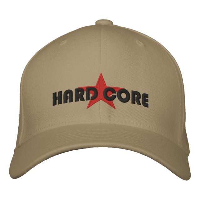 HARD CORE EMBROIDERED HAT (Front)