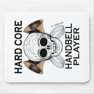 Hard Core Handbell Player Mouse Mat
