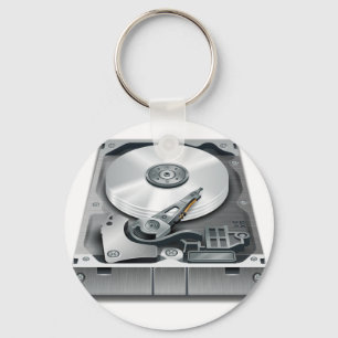 Hard Disc Key Ring