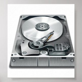 Hard Disc Poster