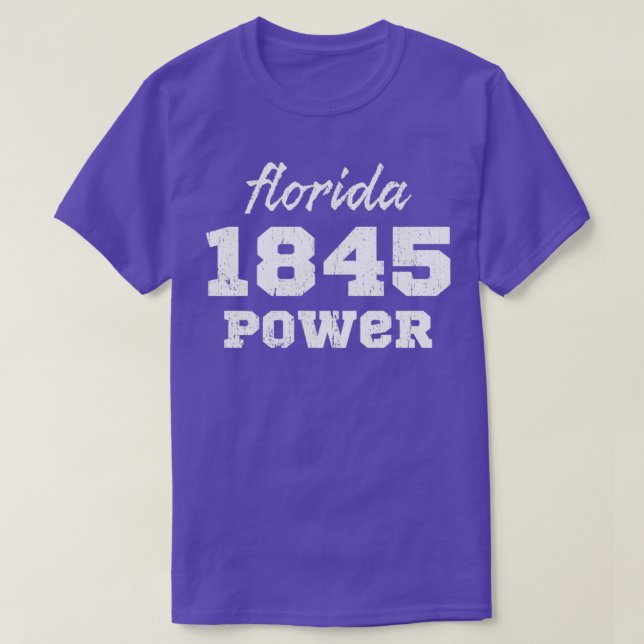 Hard Drawn Florida Power3 T-Shirt (Design Front)