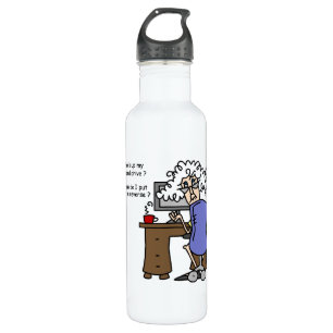 Hard Drive Back Up Humourous 710 Ml Water Bottle