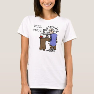 Hard Drive Back Up Humourous T-Shirt
