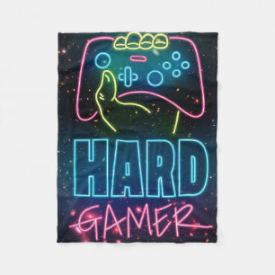 Hard Gamer Fleece Blanket