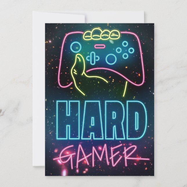 Hard Gamer Save The Date (Front)