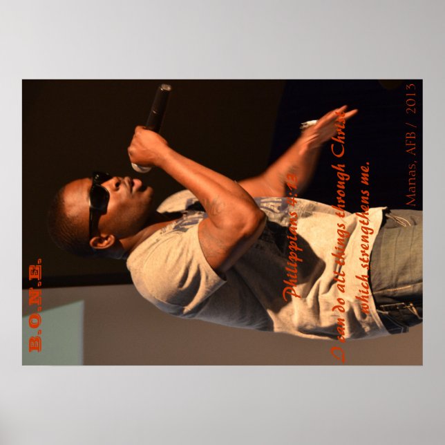 HARD GRIND Poster Bone (Front)