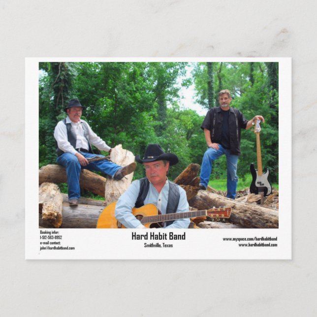 Hard Habit Post Cards (Front)