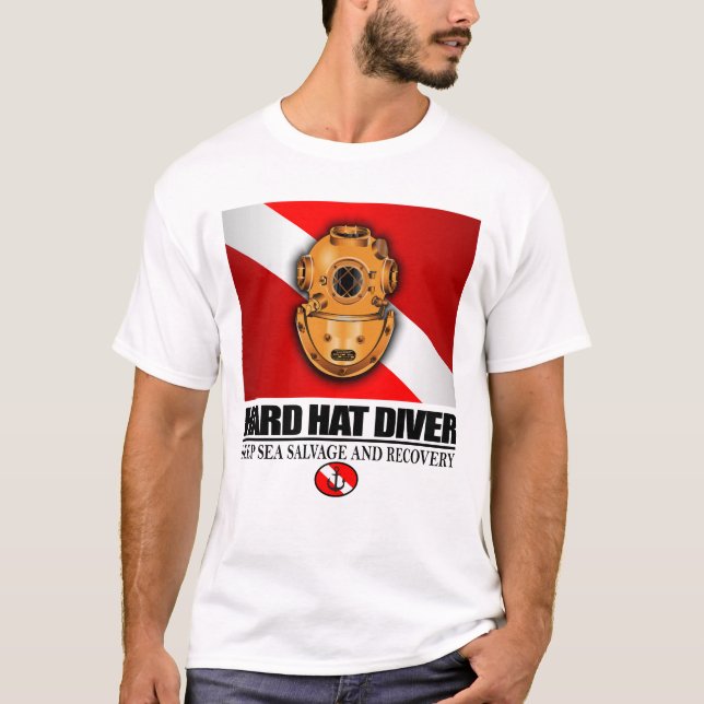 Hard Hat Diver T-Shirt (Front)