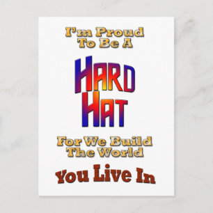 Hard Hat Pride Postcard