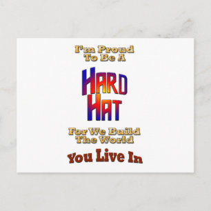 Hard Hat Pride Postcard