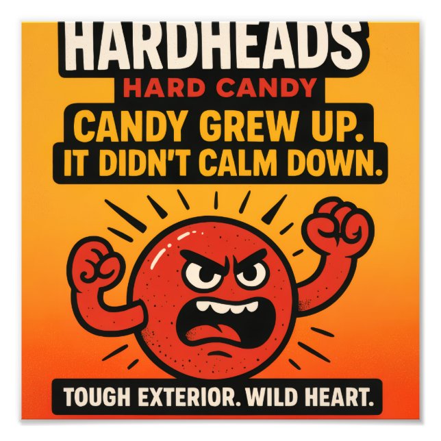 HARD HEAD  PHOTO PRINT (Front)