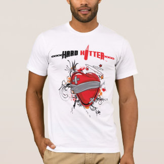 Hard Hitter Bandaged Heart Bella Canvas Tee