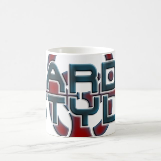 Hard Is My Style 3D | hardstyle transparent Coffee Mug (Center)