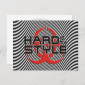 Hard Is My Style - hardstyle music Postcard (Front/Back)