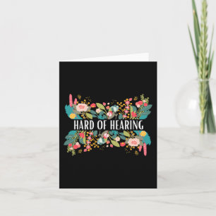 Hard of Hearing Alert and Awareness Design for Dea Card