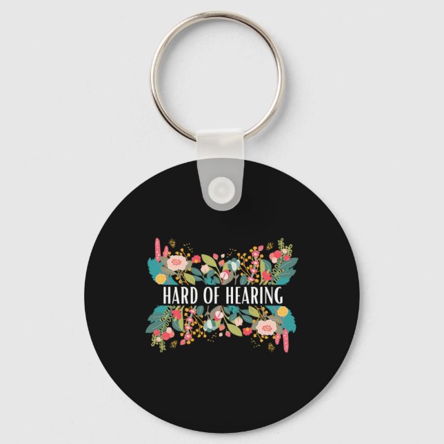 Hard of Hearing Alert and Awareness Design for Dea Key Ring (Front)