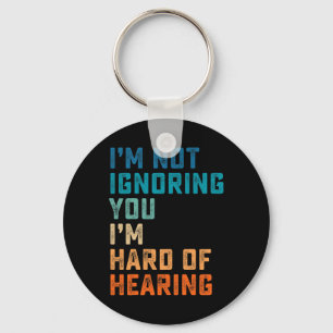 Hard Of Hearing Asl Sign Language Deaf Awareness Key Ring