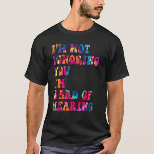 Hard Of Hearing ASL Sign Language Deaf Awareness T T-Shirt