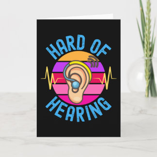 Hard Of Hearing Card