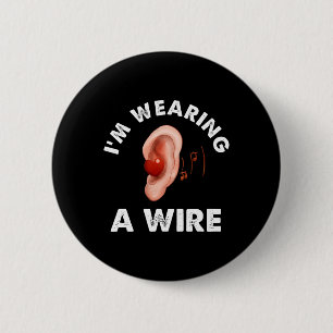 Hard Of Hearing Fun Asl Hearing Impaired I'm Weari 6 Cm Round Badge