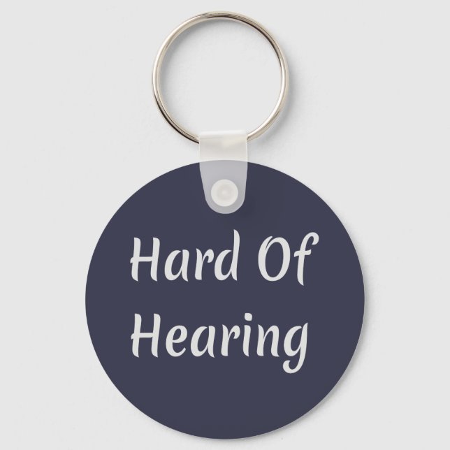 Hard of Hearing Key Ring (Front)
