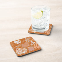 Hard plastic coaster