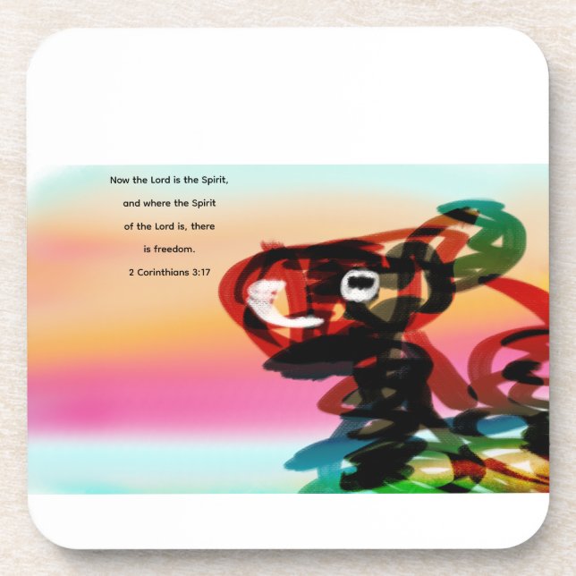 Hard plastic coaster (Front)