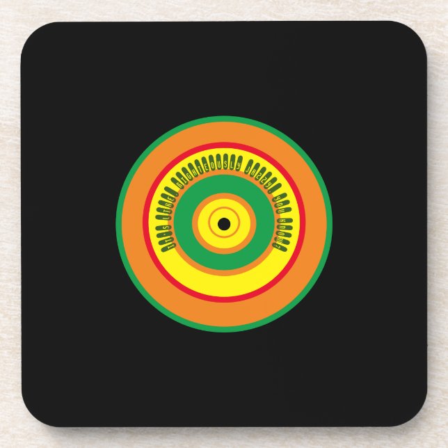 Hard Plastic Coaster (Front)
