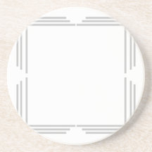 Hard plastic coaster