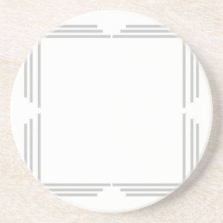 Hard plastic coaster
