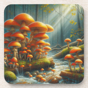 Hard plastic coaster