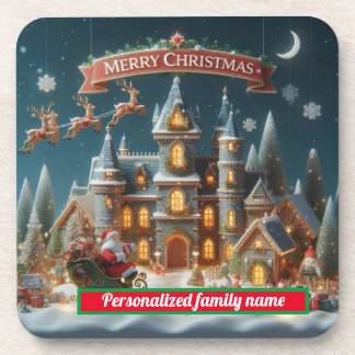 Hard plastic coaster