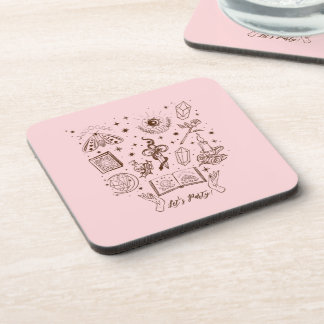 Hard plastic coaster