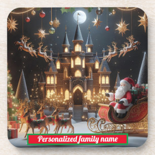 Hard plastic coaster