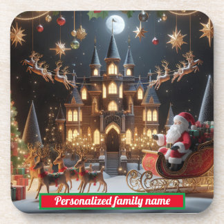 Hard plastic coaster