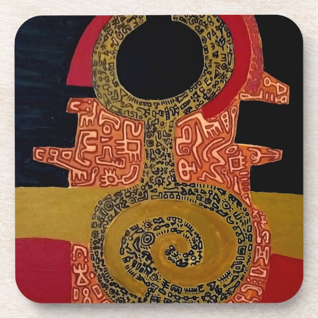 Hard plastic coaster (Front)