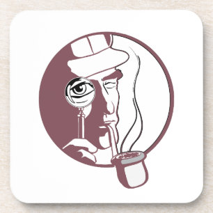 Hard plastic coaster