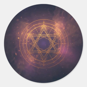 Hard plastic coaster classic round sticker