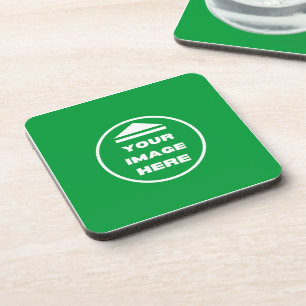 Hard plastic coaster- Personalised -Add Image/Text Coaster
