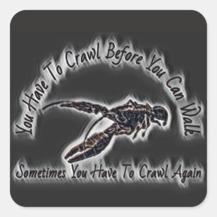 Hard plastic coaster square sticker
