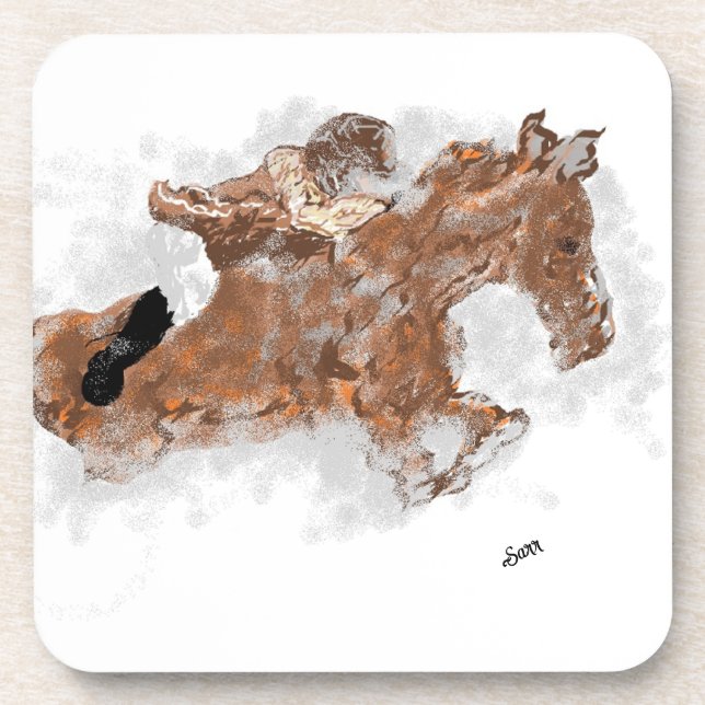 Hard plastic coaster : Winner Takes All (Front)