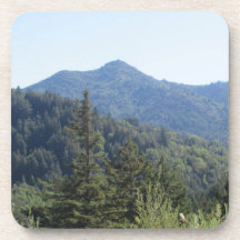 Hard Plastic Coasters Mt Tamalpais So Green