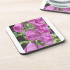 Hard Plastic coasters with cork back - set of six