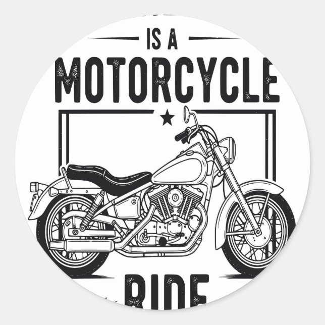 Hard Rider Summer Classic Round Sticker (Front)