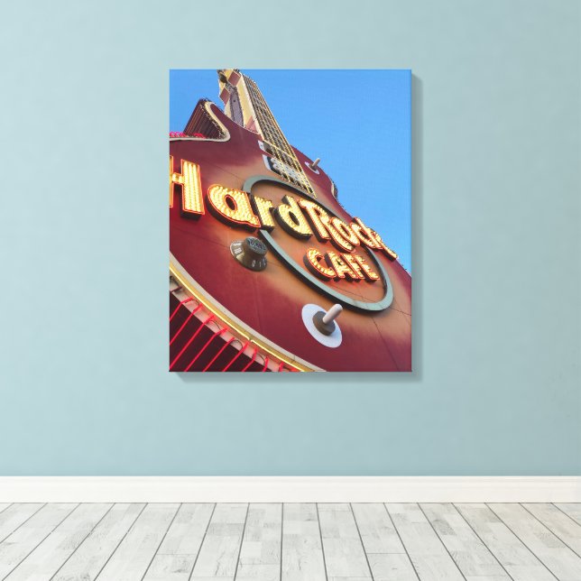 Hard Rock Neon Sign Las Vegas (Insitu(Wood Floor))
