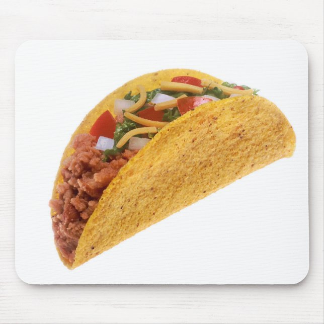 Hard Shell Taco Mouse Mat (Front)