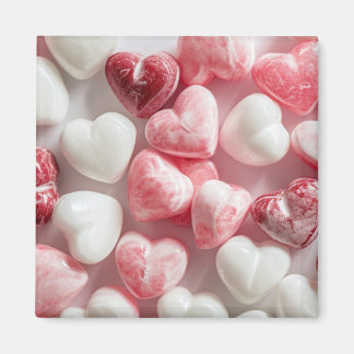 Hard Sour Heart Candy Magnet